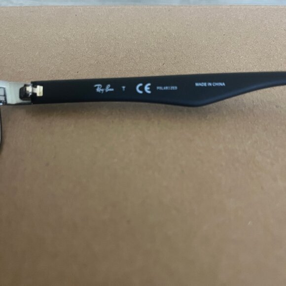 RAY BAN RB3478 004/78 60-17 130 GUNMETAL/BLK BLEND POLARIZED WRAP SUNGLASSES - Picture 10 of 10